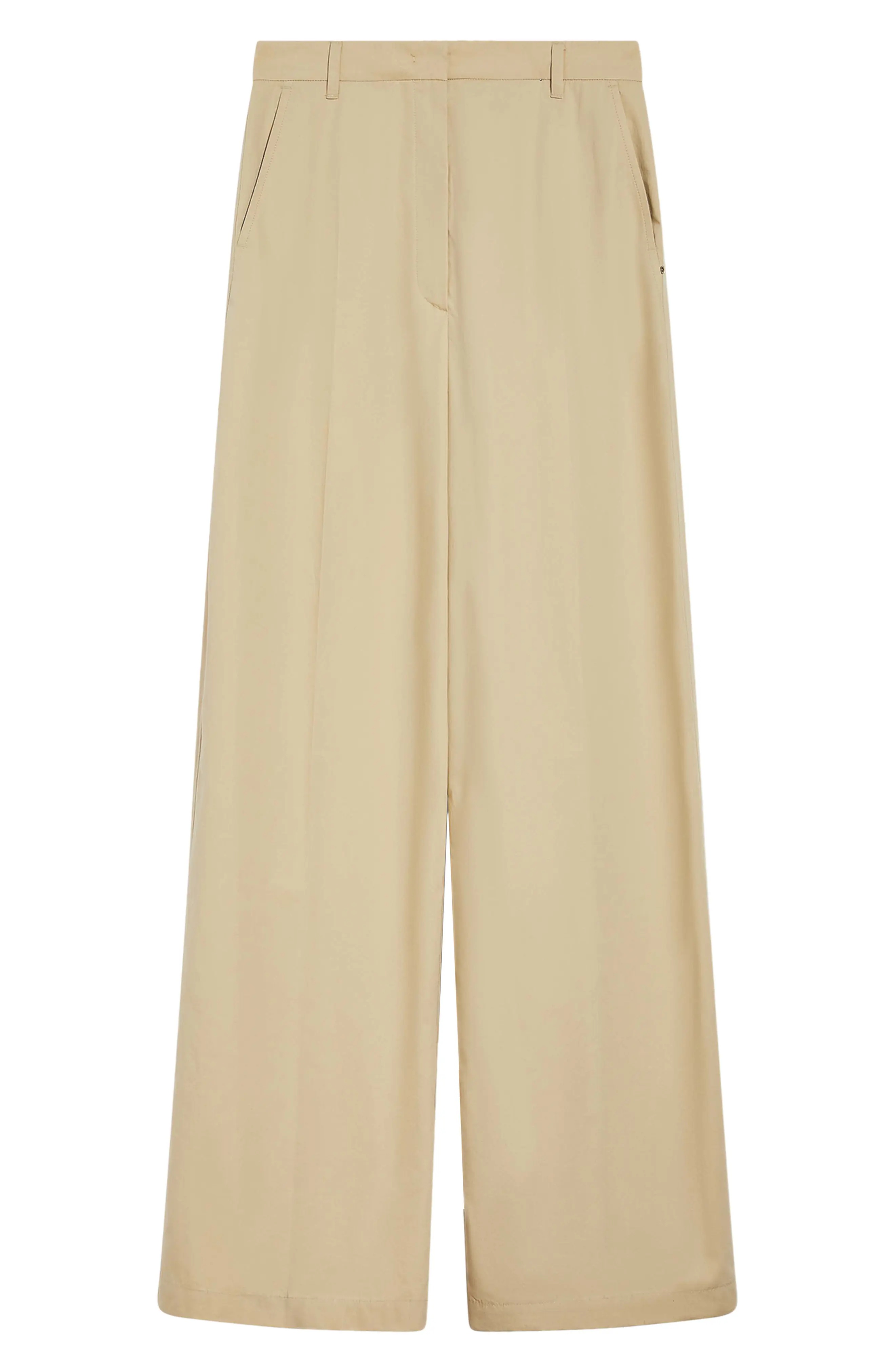 Oversize Cotton Wide Leg Pants - 3