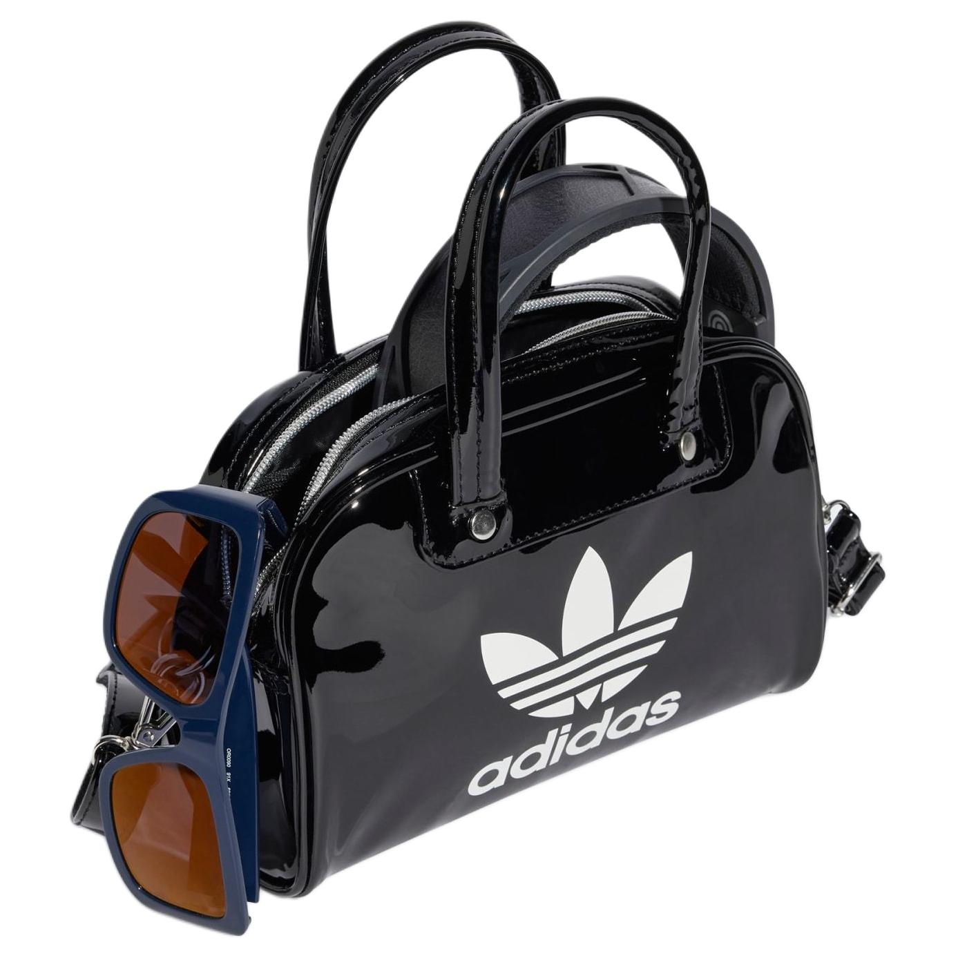 adidas Adicolor Mini Bowling Bag 'Black White' IX7498 - 3
