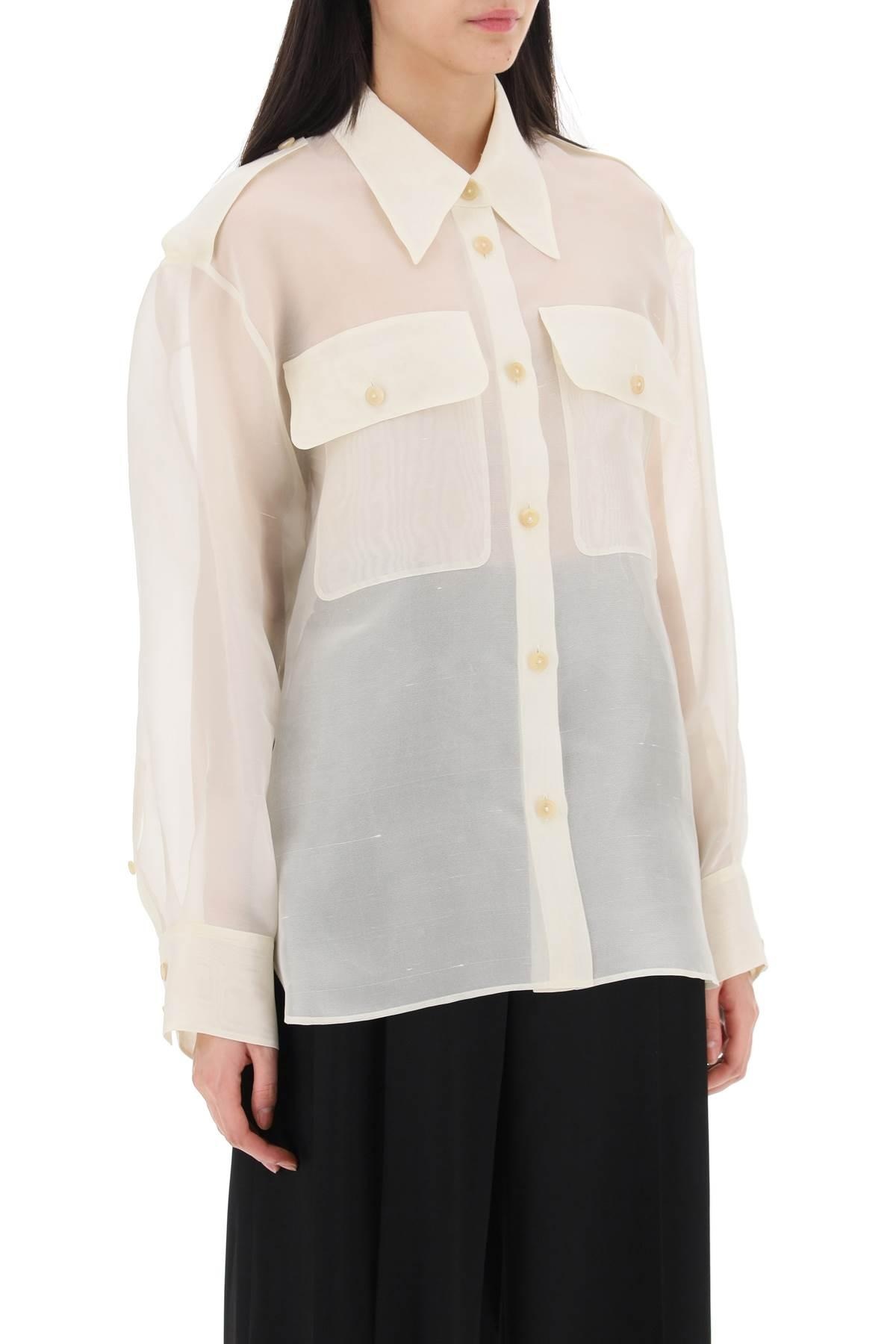 Missa oversized organza shirt - 3