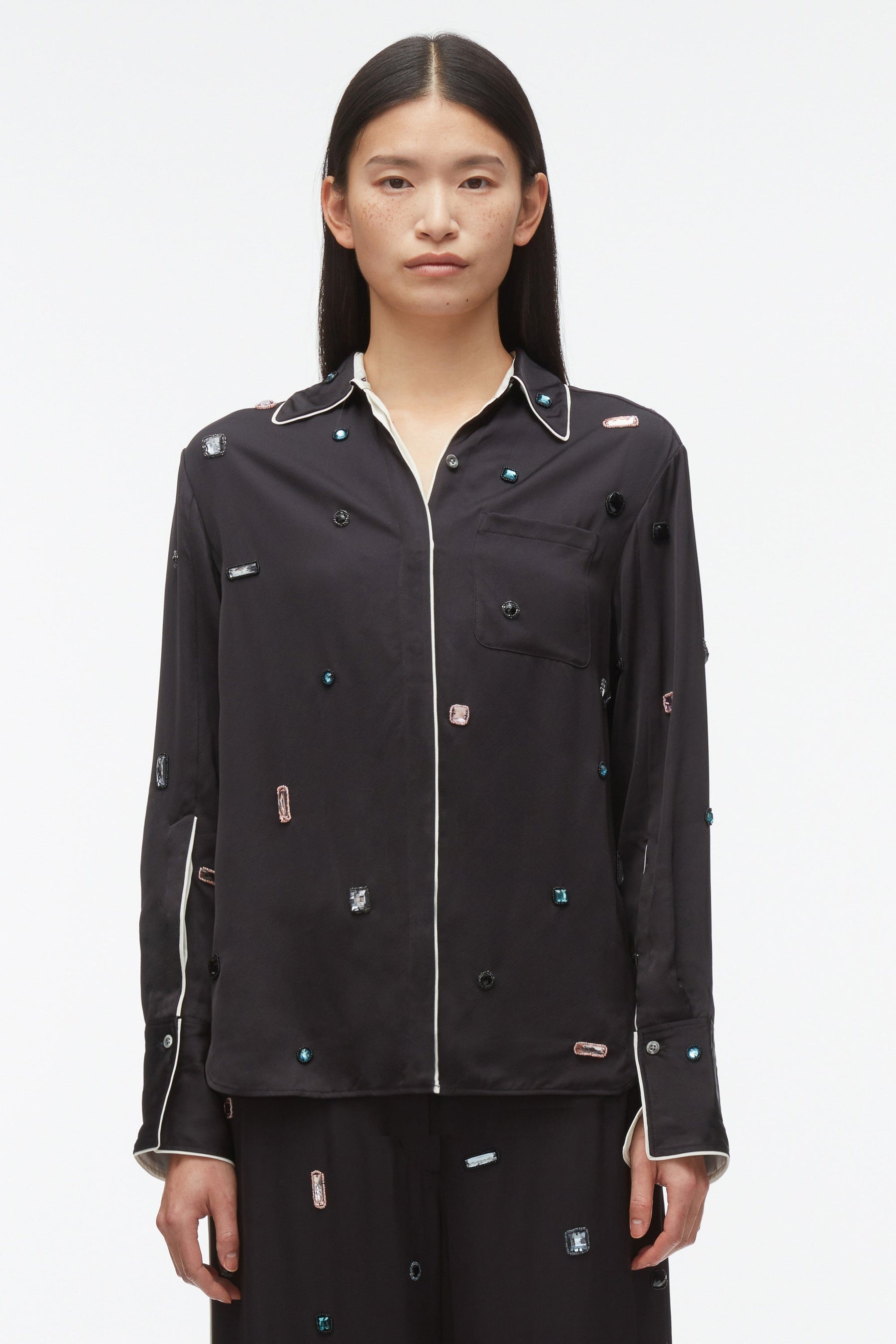 Halo Embroidered PJ Shirt - 2