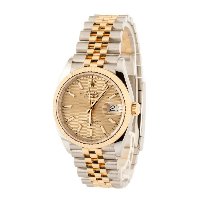 Rolex Datejust 36 Ref 126233 Fluted Motif Dial - 2
