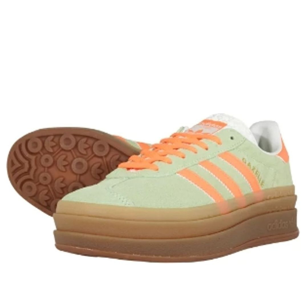 (WMNS) adidas originals Gazelle Bold 'Green Tan' IH7495 - 2