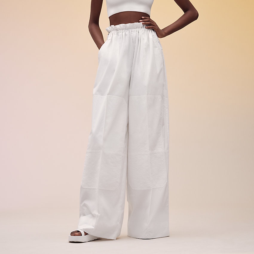 Wide pants with elastic waist - 2