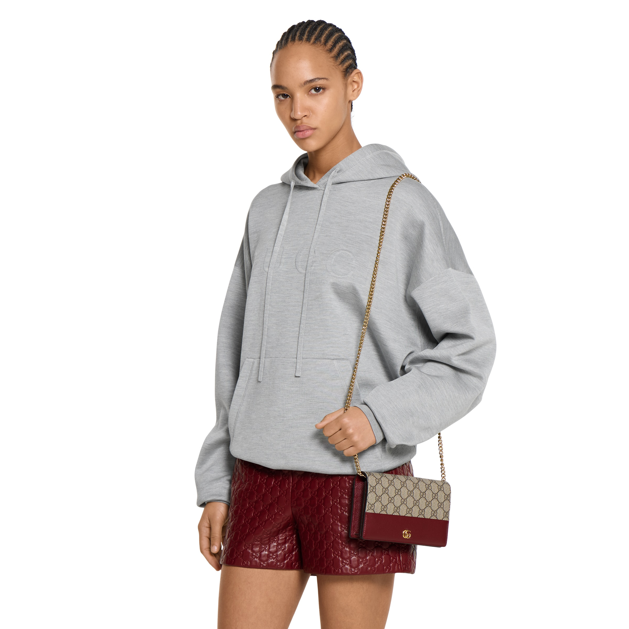 GG Marmont bi-color wallet on chain - 3