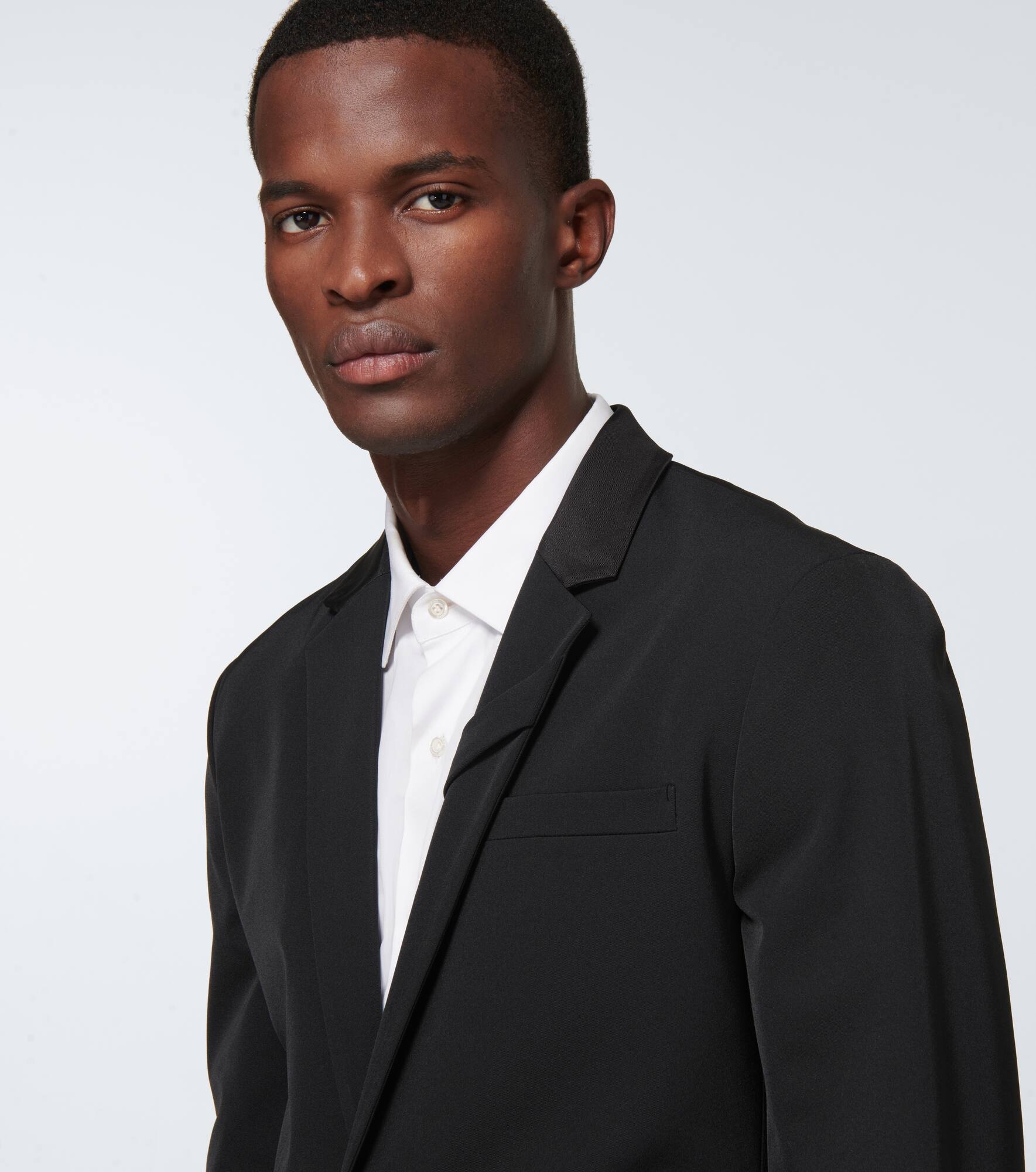 Technical single-breasted blazer - 5
