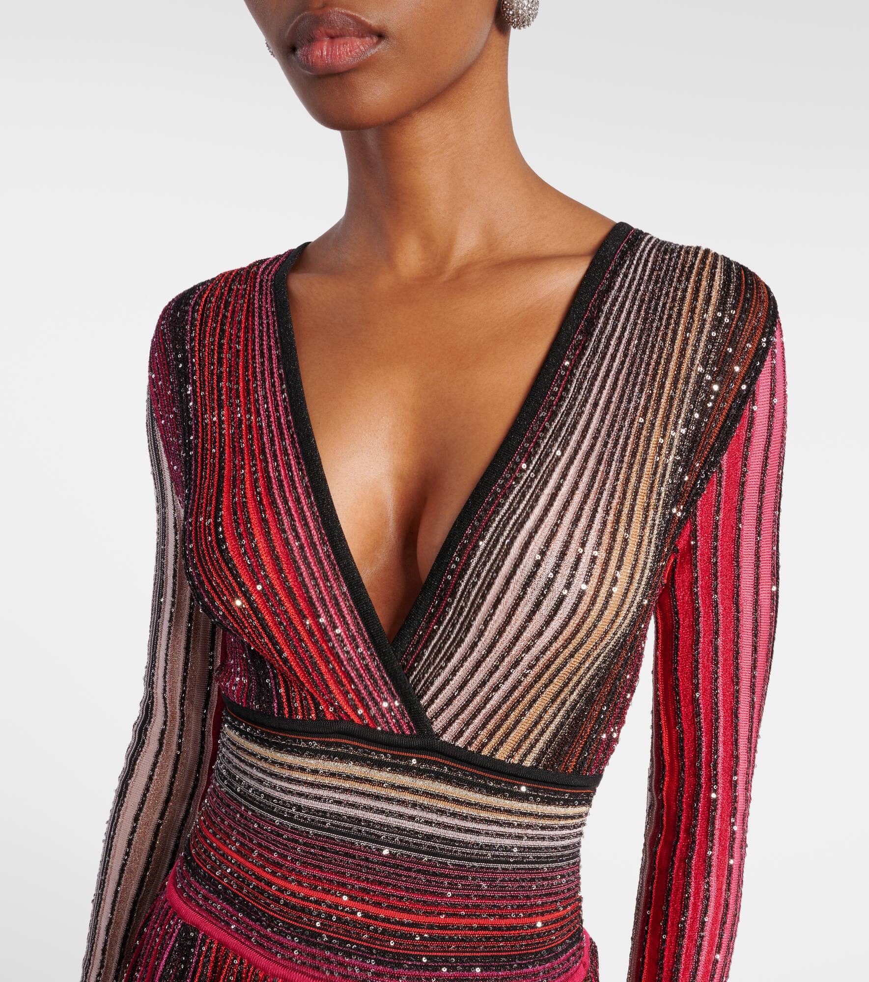 Zigzag midi dress - 4