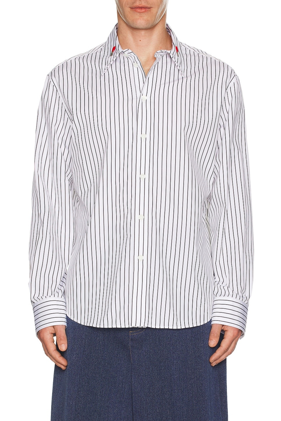 Matches Pinstripe Poplin Shirt - 4