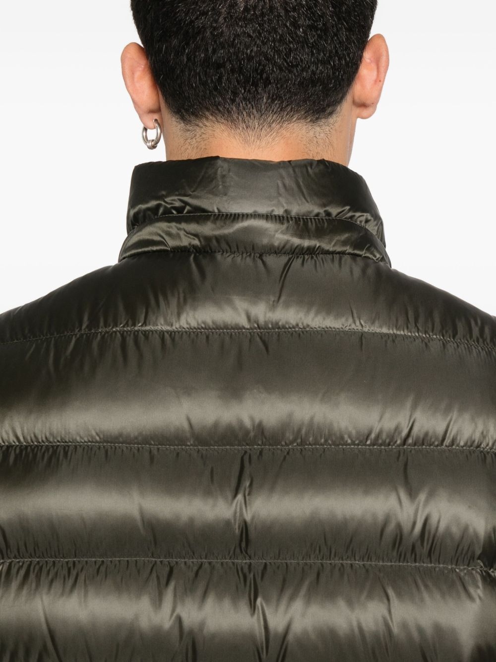 hooded quilted gilet - 6