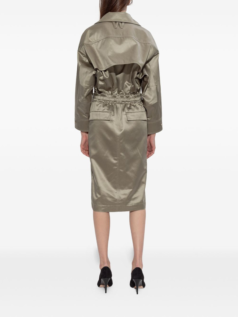 double-breasted belted midi dress 4