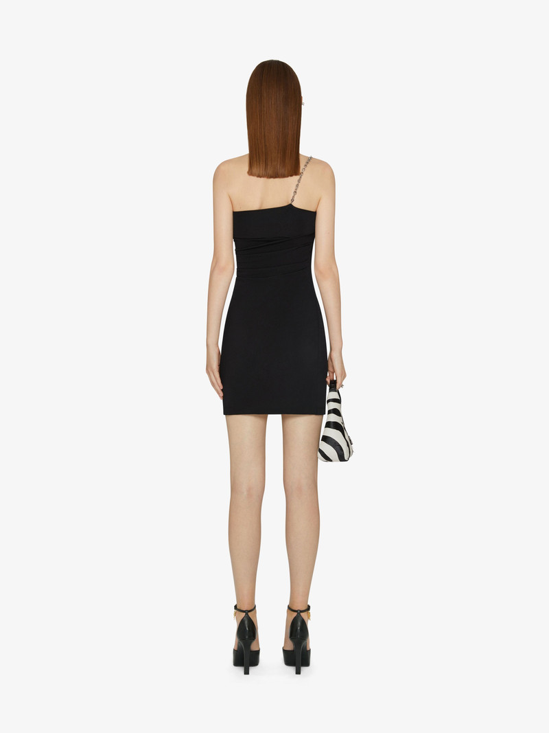 ASYMMETRICAL BUSTIER GOWN WITH G CHAIN 4