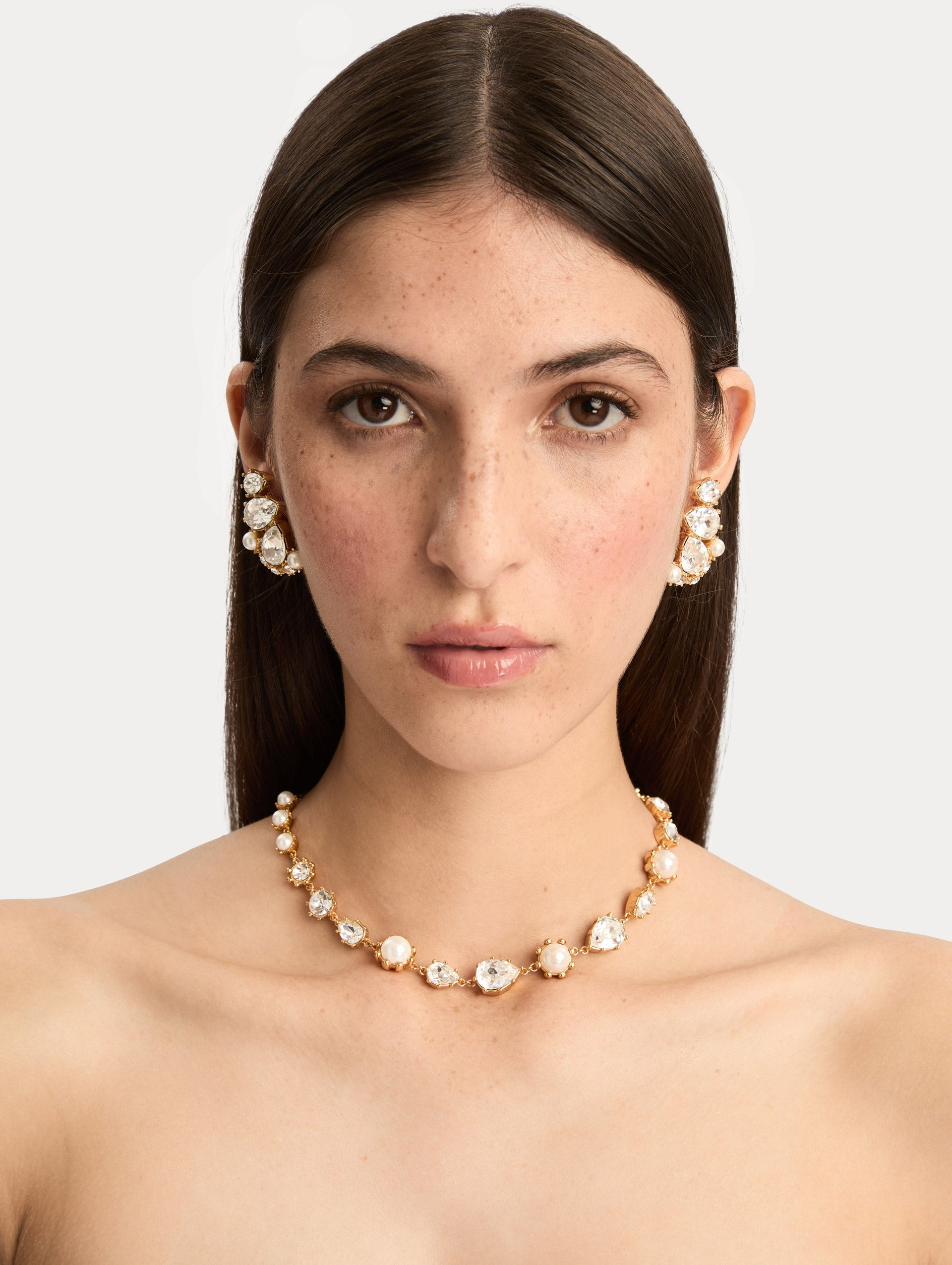 FACETED CRYSTAL NECKLACE - 2