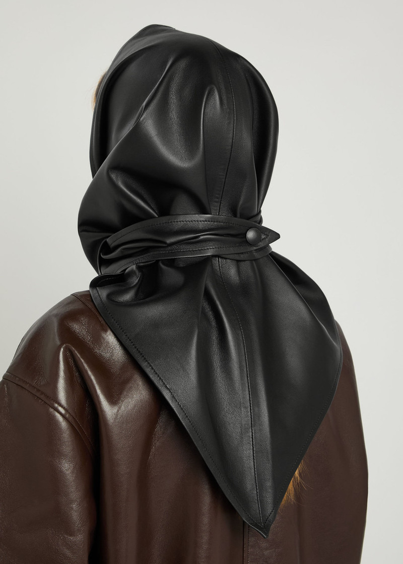 NOUR HAMMOUR Nour Hammour Leather Head Scarf outlook