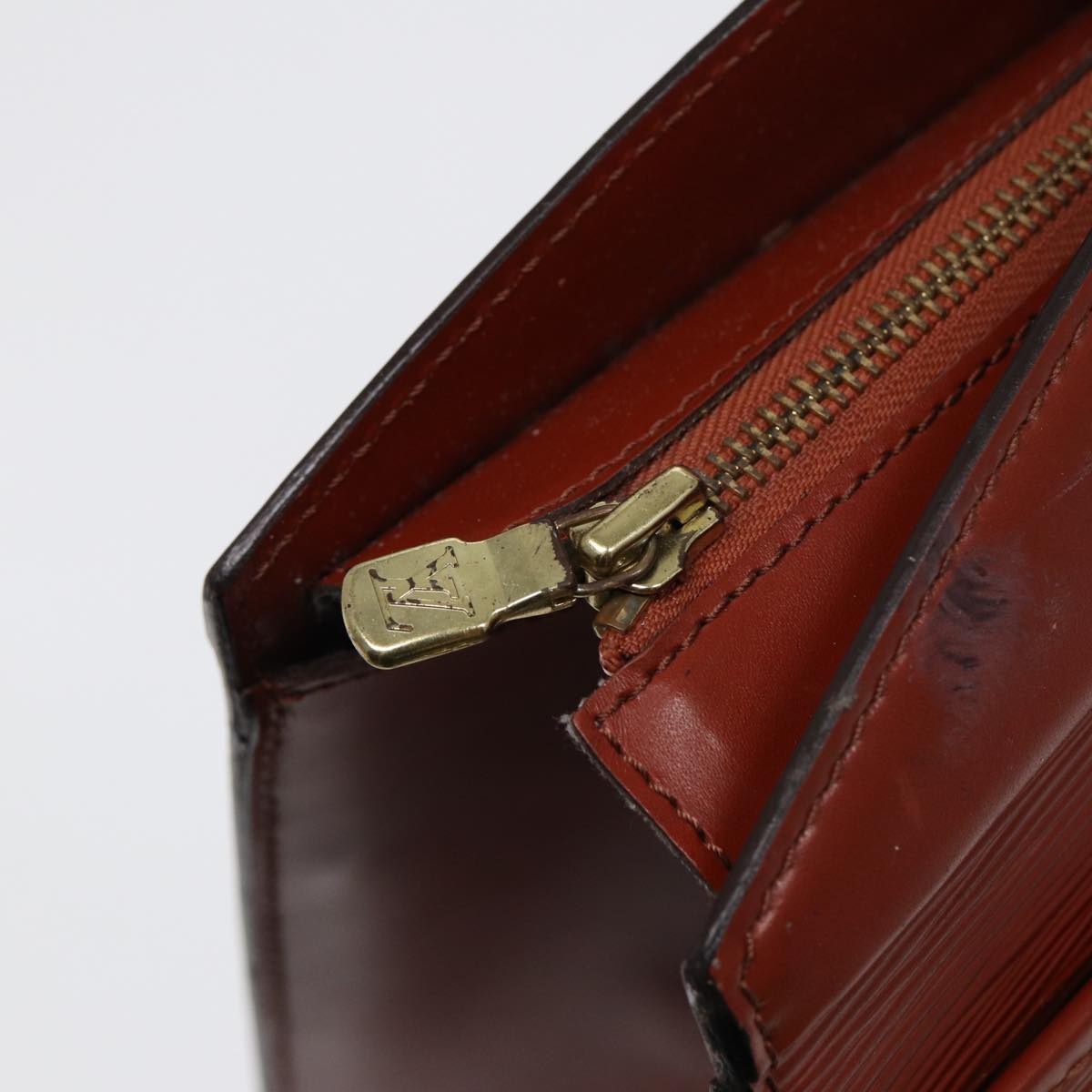 LOUIS VUITTON Epi Riviera Hand Bag Brown M48183 - 10