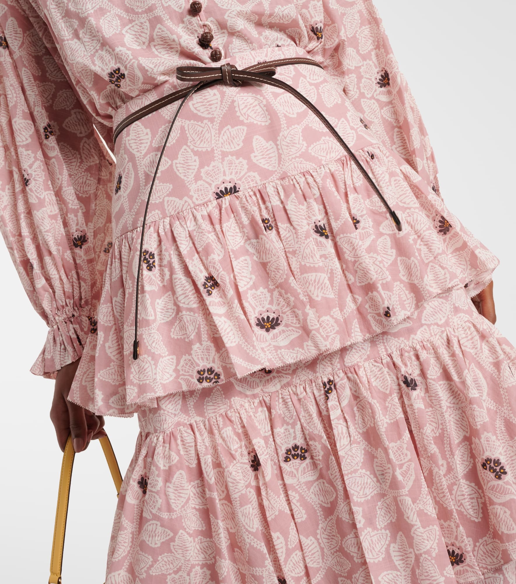 Ottie floral midi skirt - 4