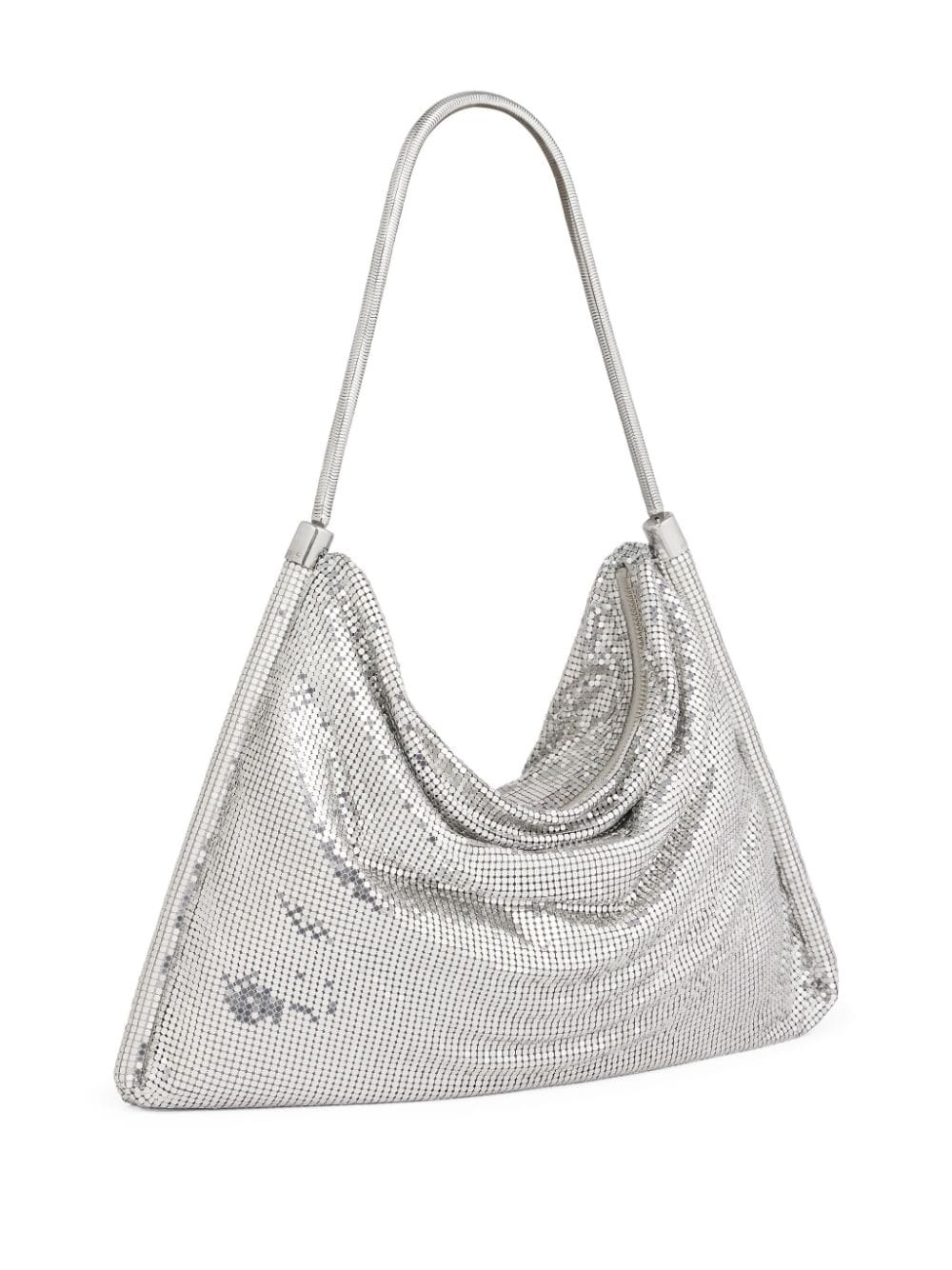 disc-embellished shoulder bag - 3