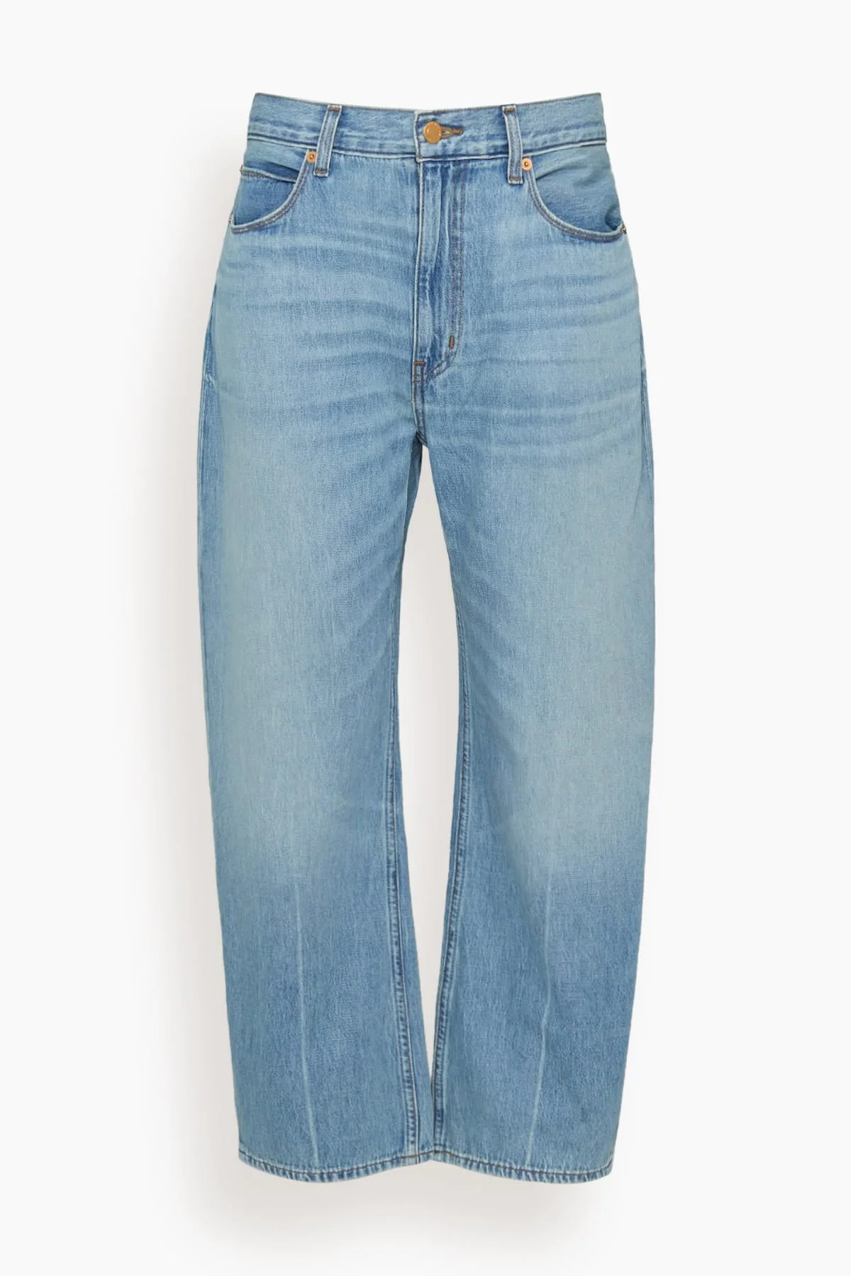 The Crop Loose Jean in Deep Blue - 1