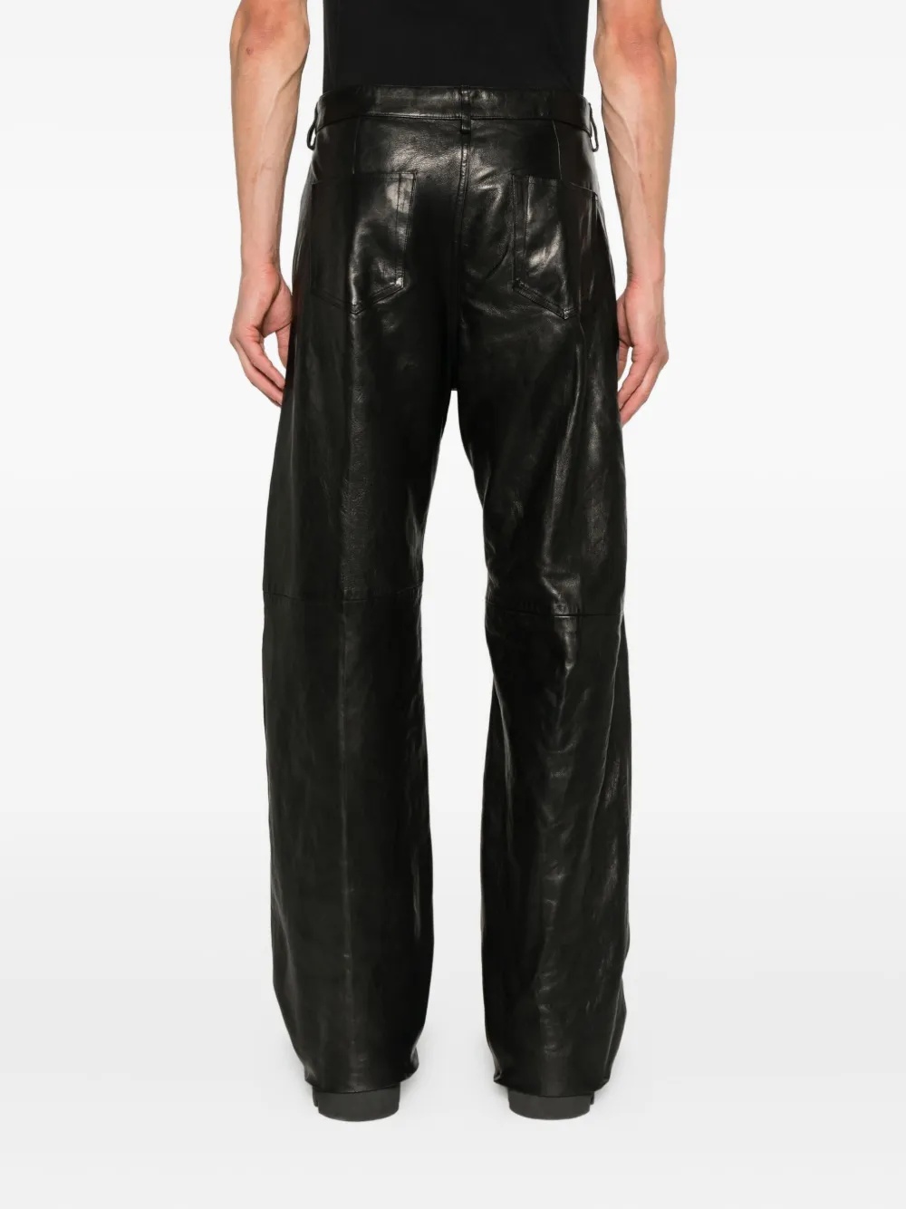 RICK OWENS - Men Lambskin Geth Jeans - 3