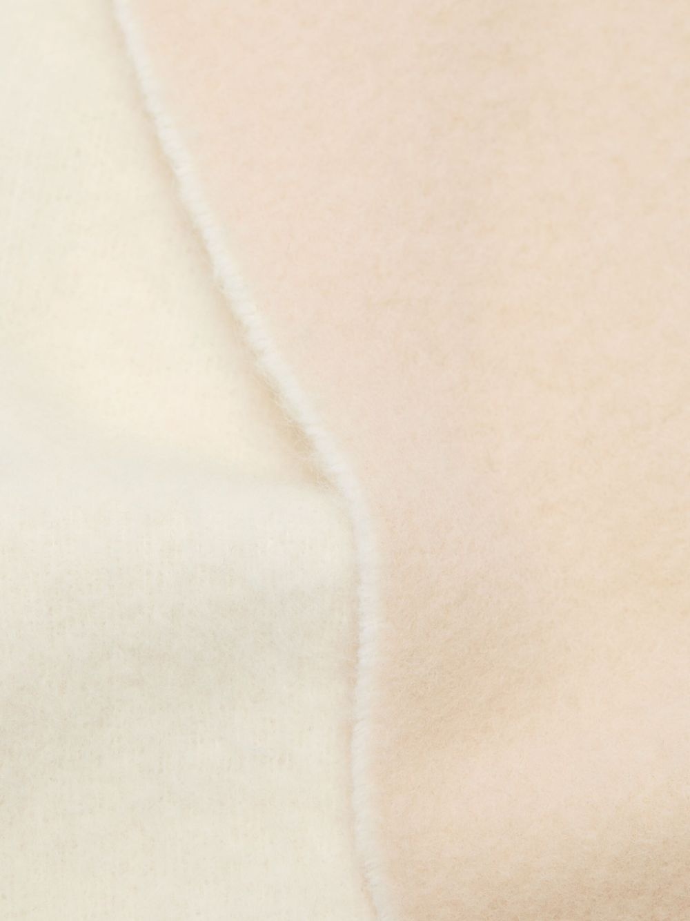 logo-patch fringed scarf - 3