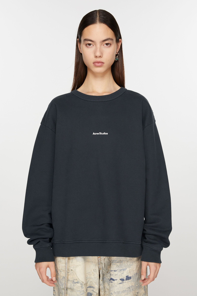 Acne Studios Stamp logo sweatshirt - Black outlook