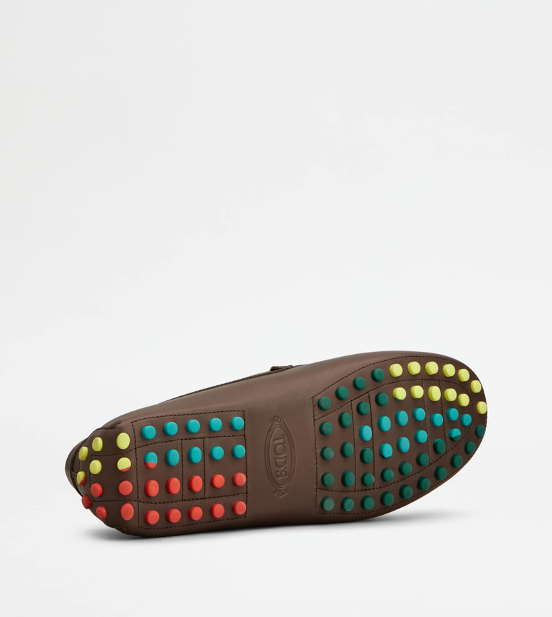 GOMMINO LOAFERS IN LEATHER - BROWN 4