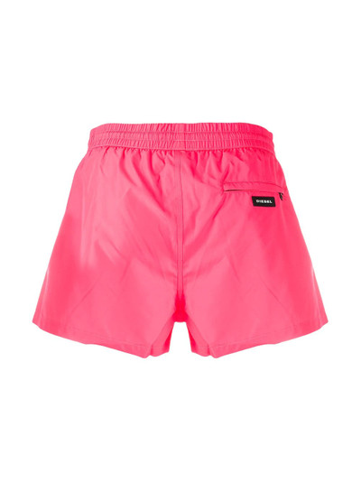 Diesel logo drawstring swim shorts outlook