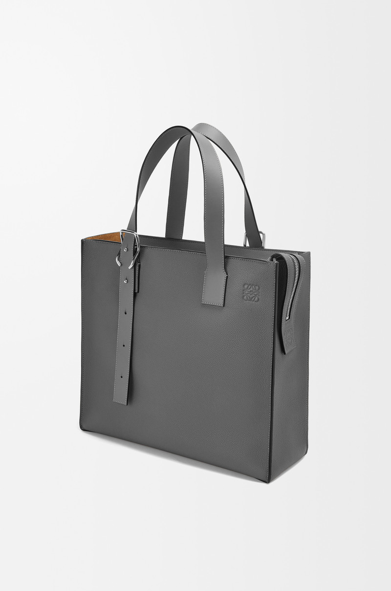 Loewe Buckle zip tote in soft grained calfskin outlook