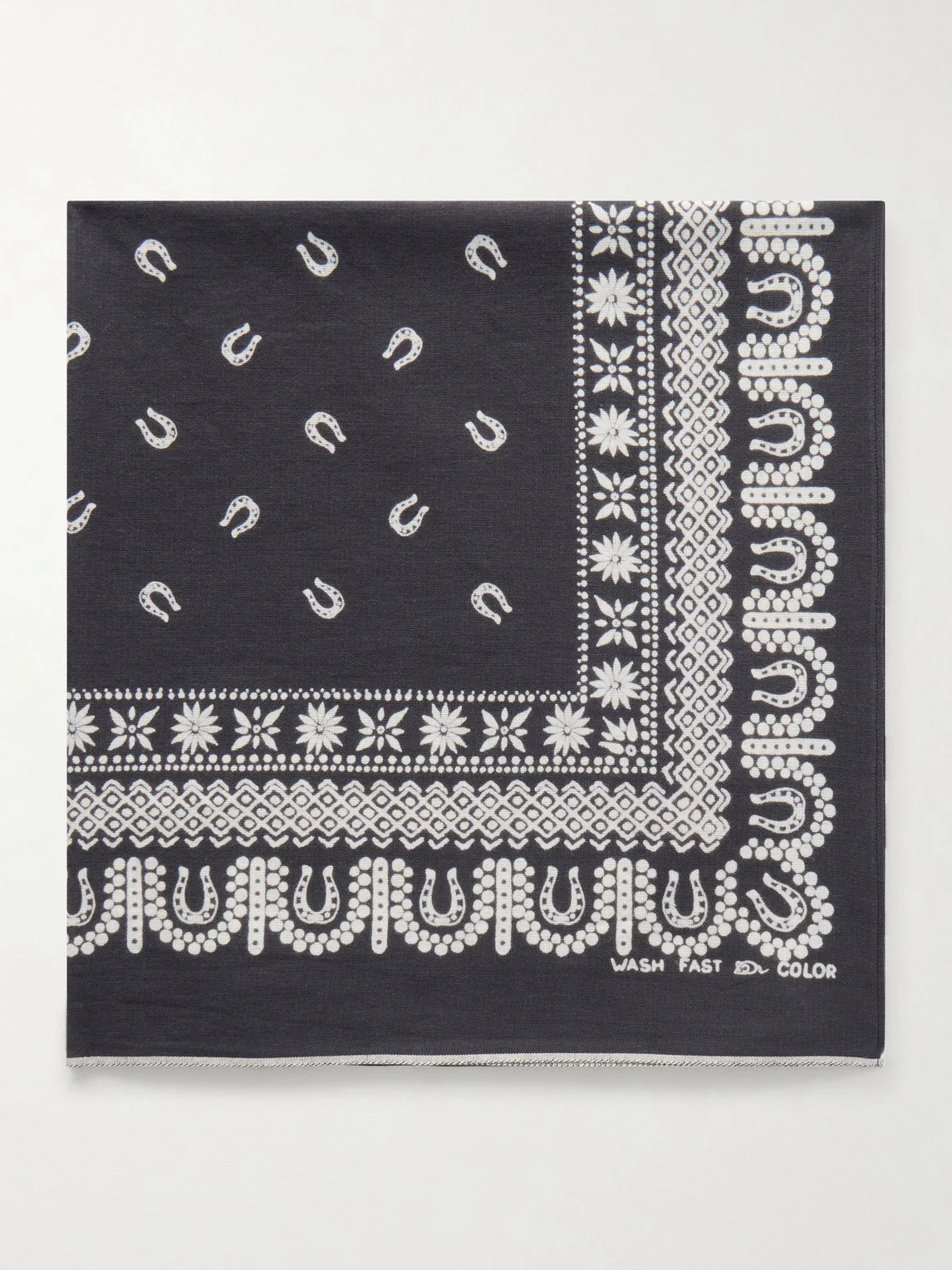 Fastcolor Selvedge Printed Cotton Scarf - 1