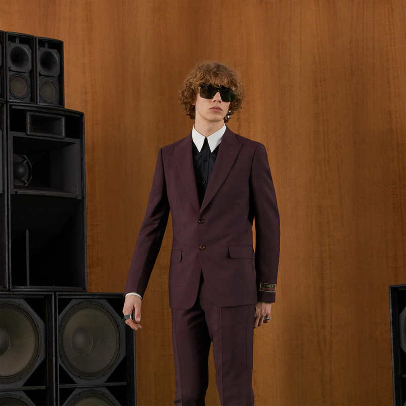 Mohair wool formal suit 7