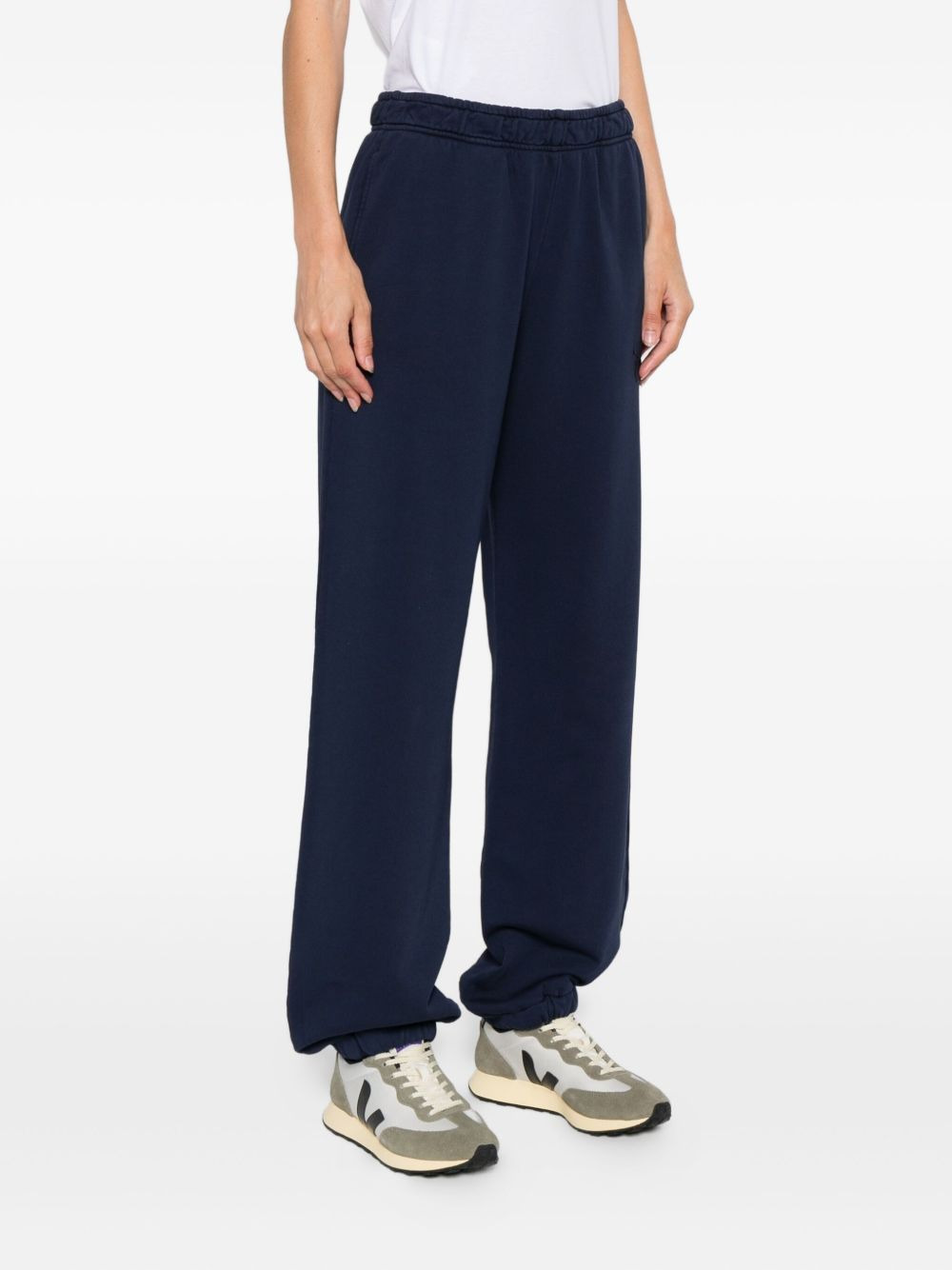 logo-embroidered cuffed track pants - 3