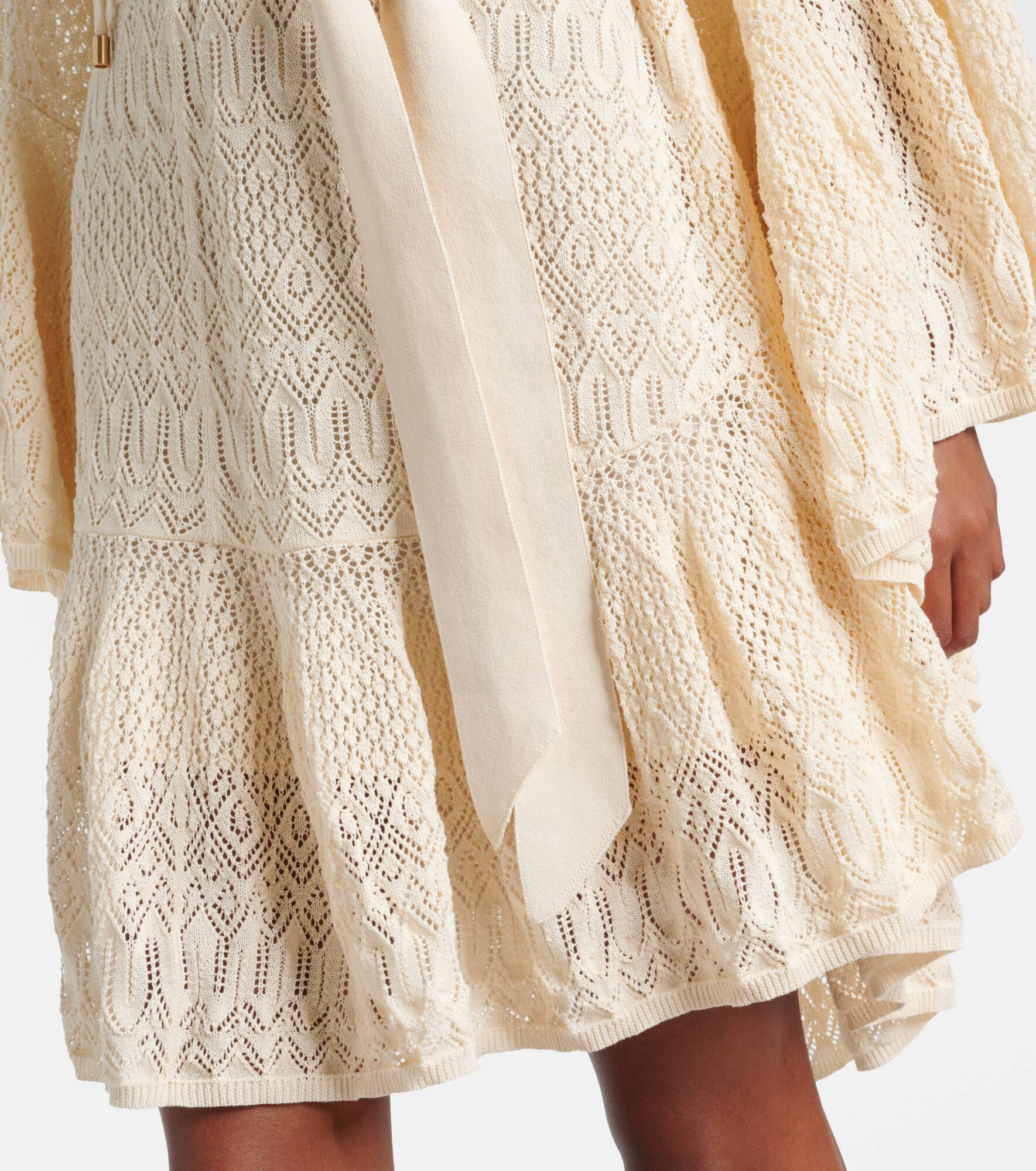 Coco gathered lace minidress - 5
