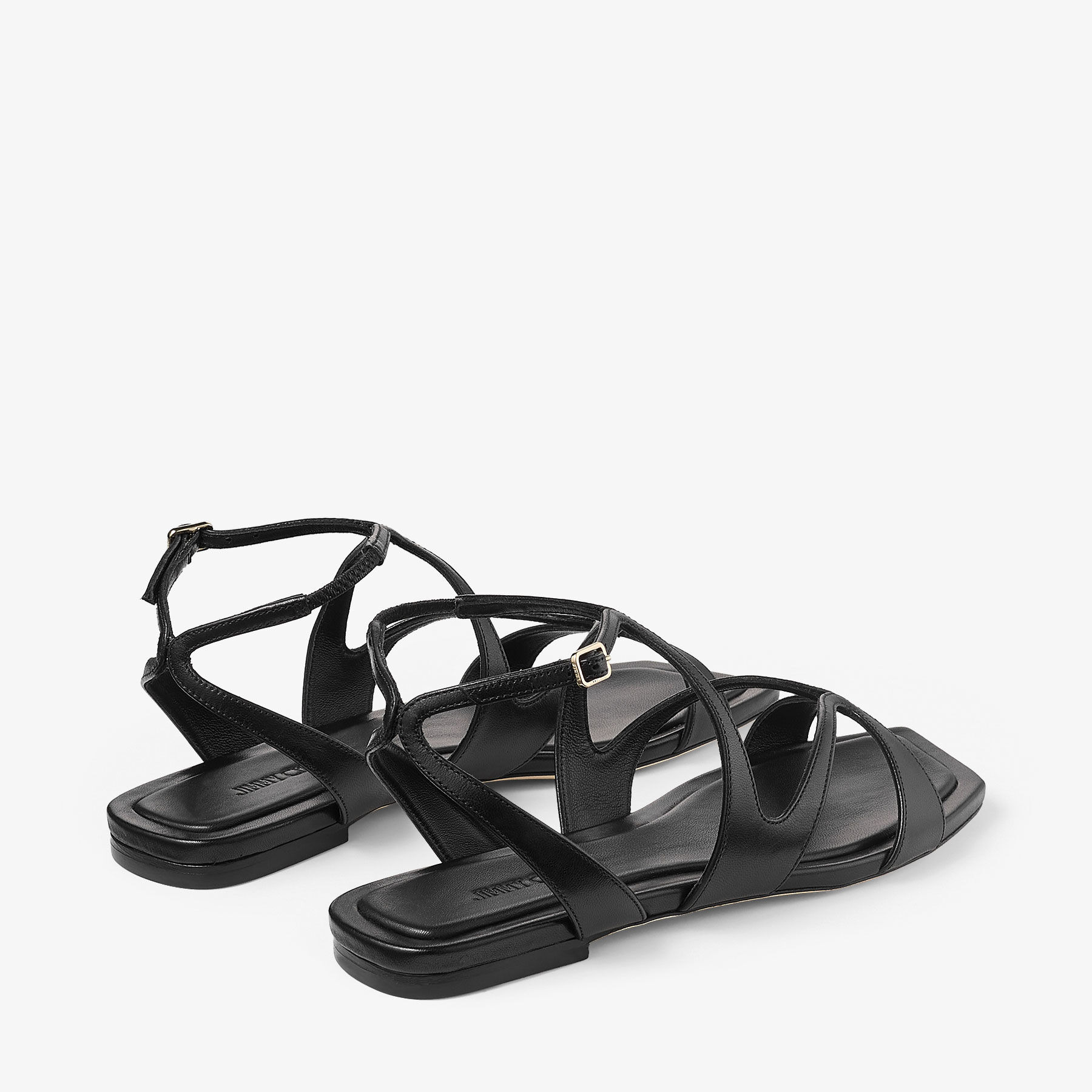 Ayla Flat
Black Nappa Leather Flats - 6