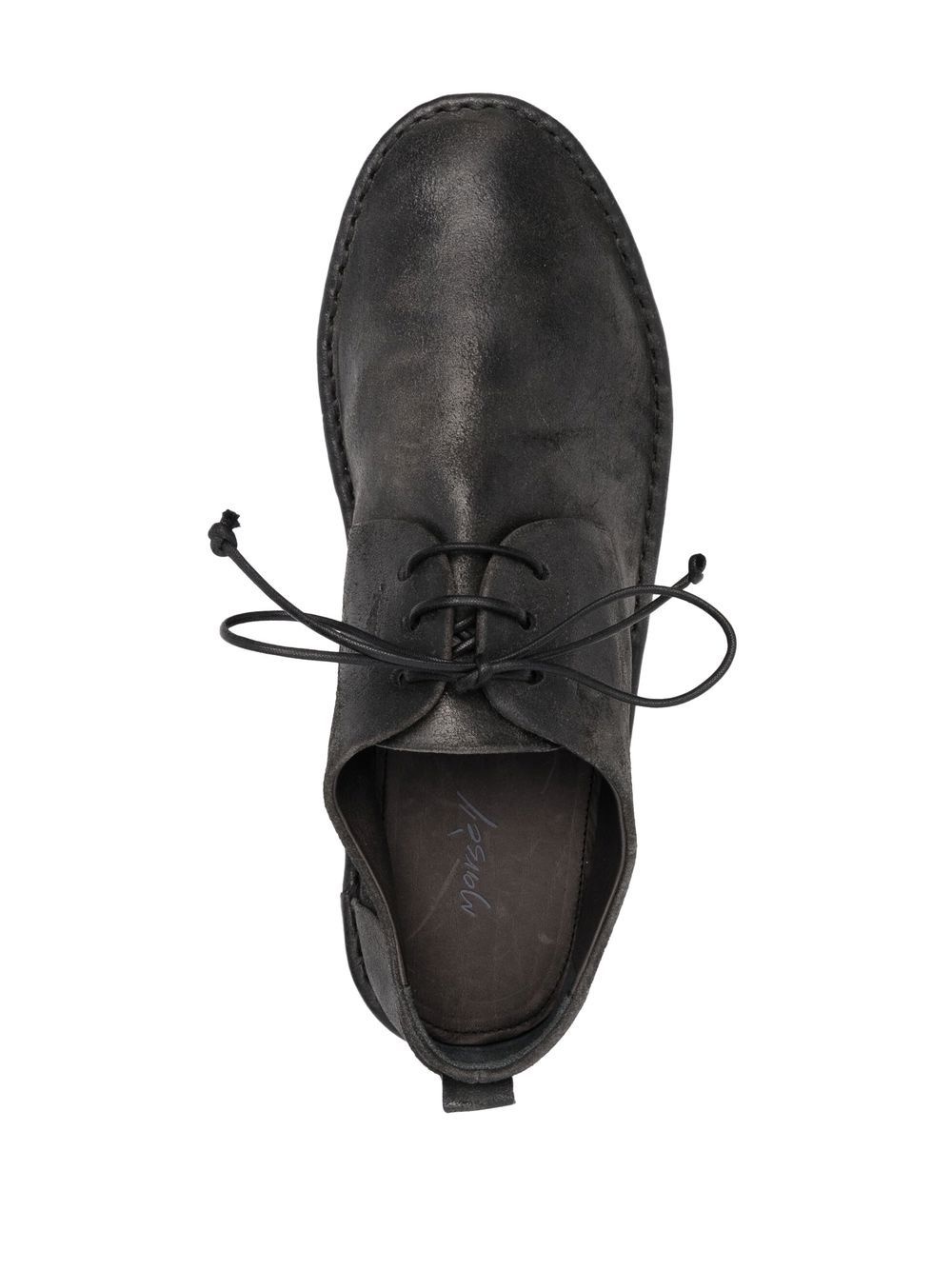 calf leather derby shoes - 4