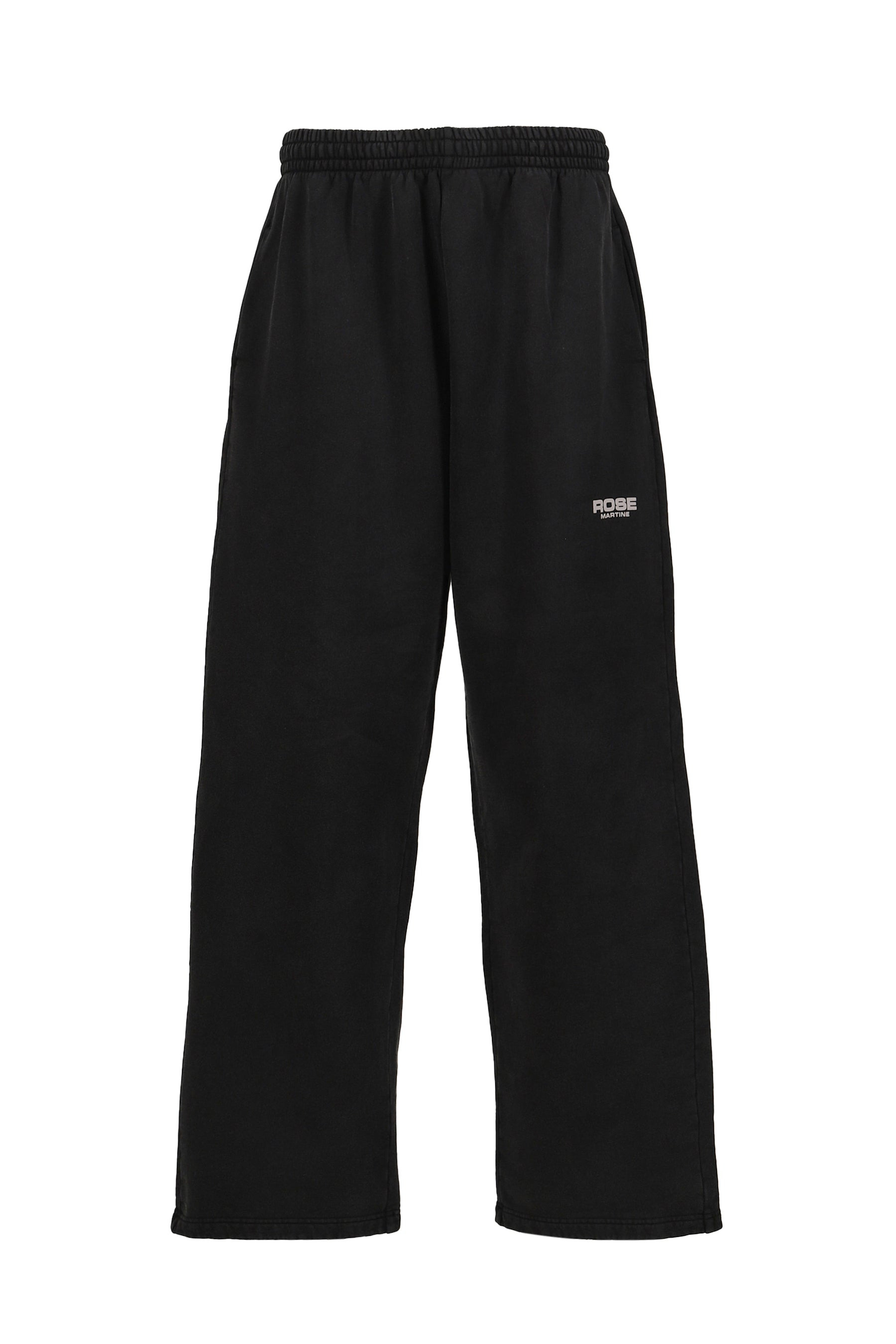 WIDE LEG TRACKPANT / BLK - 1