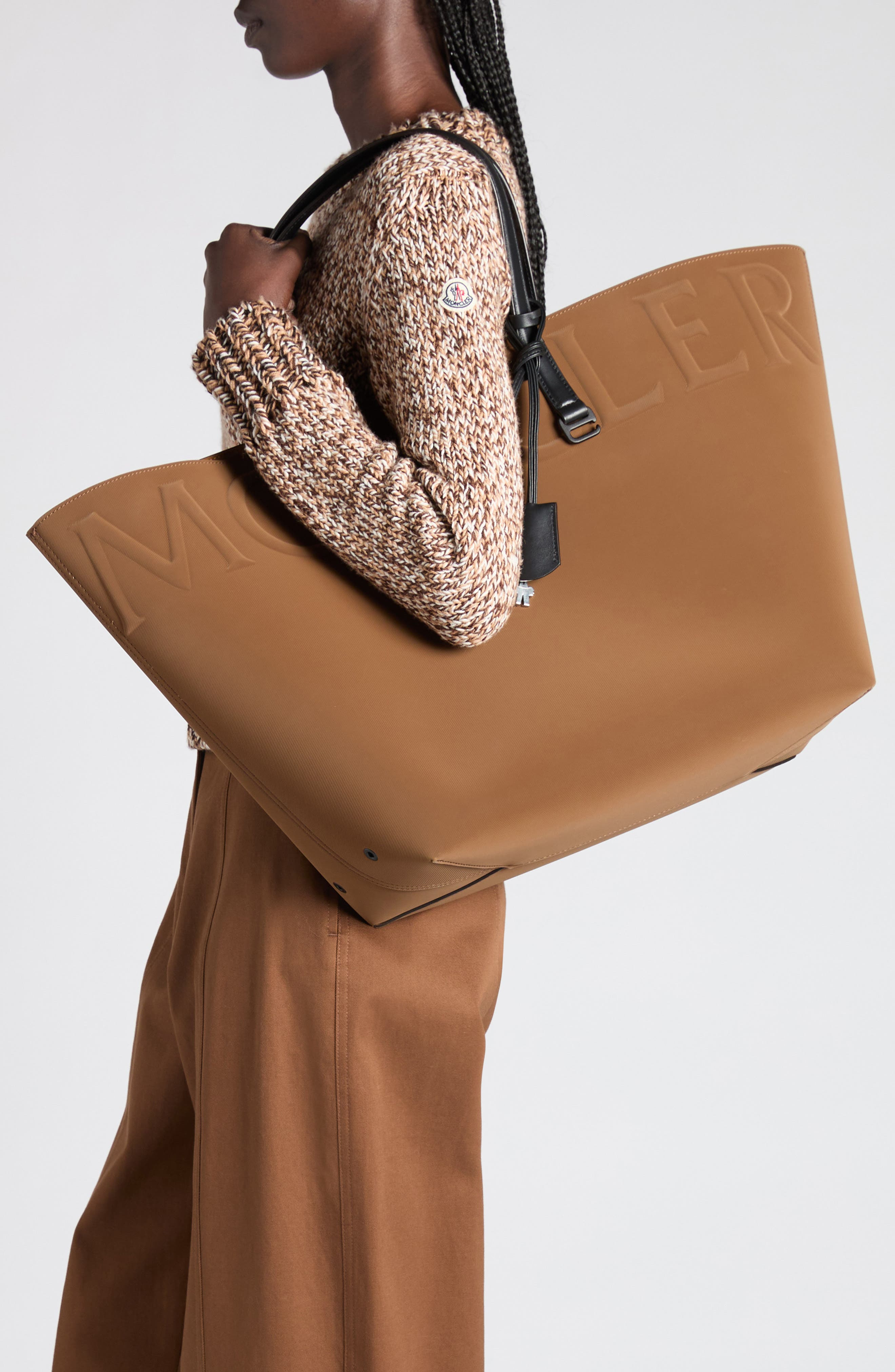 Moncler Large Very Tote in Brown at Nordstrom - 7