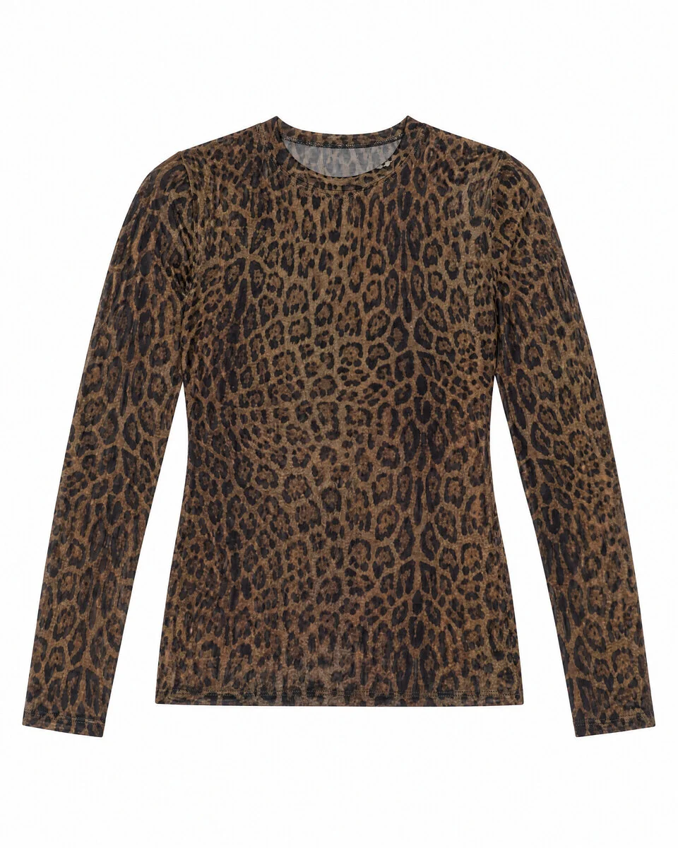 LEOPARD-PRINT T-SHIRT - 1