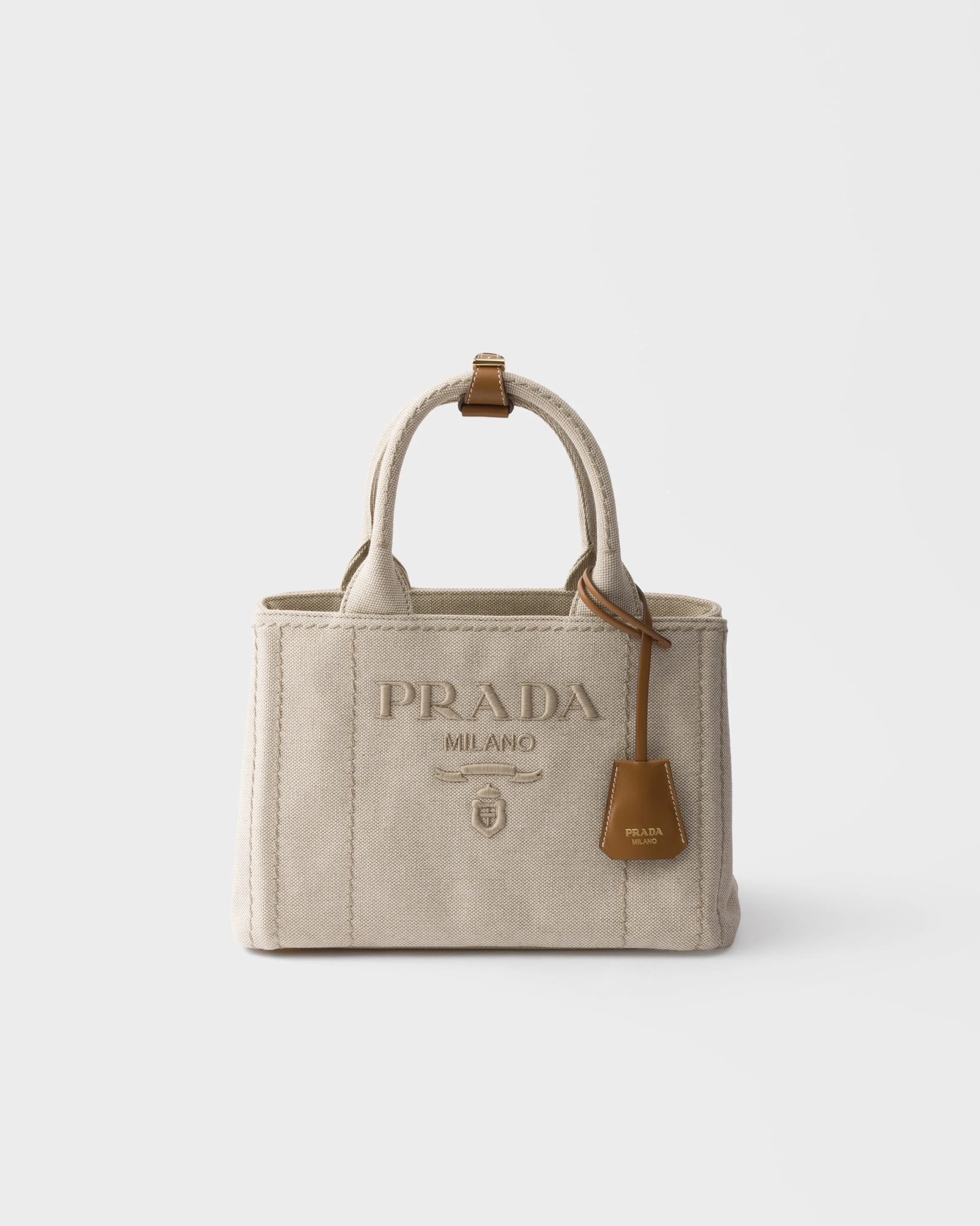 Prada Jardinière small cotton canvas bag - 1