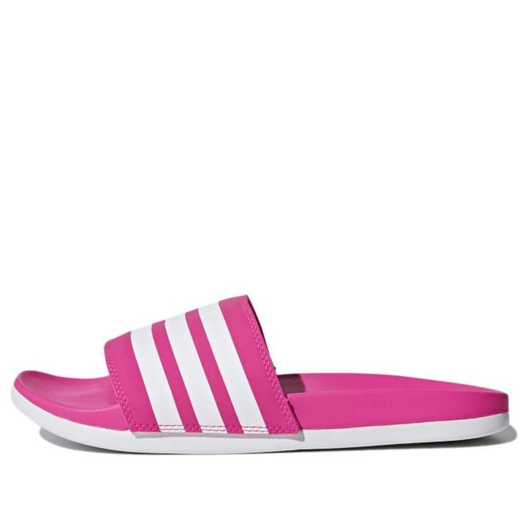 (WMNS) adidas Adilette Comfort 'Rose Red White' B42122 - 1