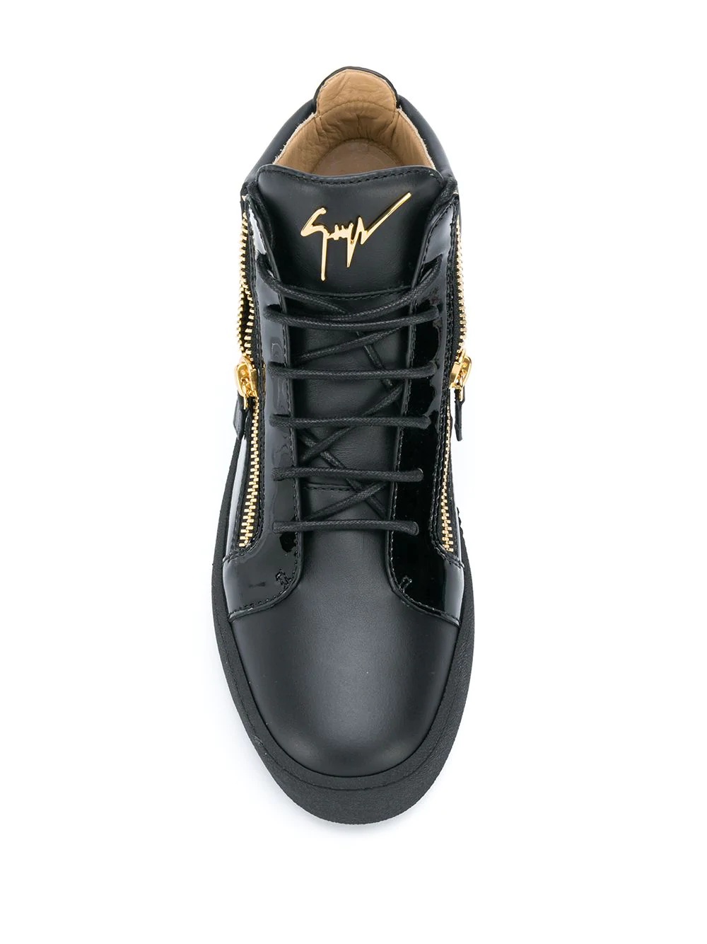 side-zip high-top sneakers - 4