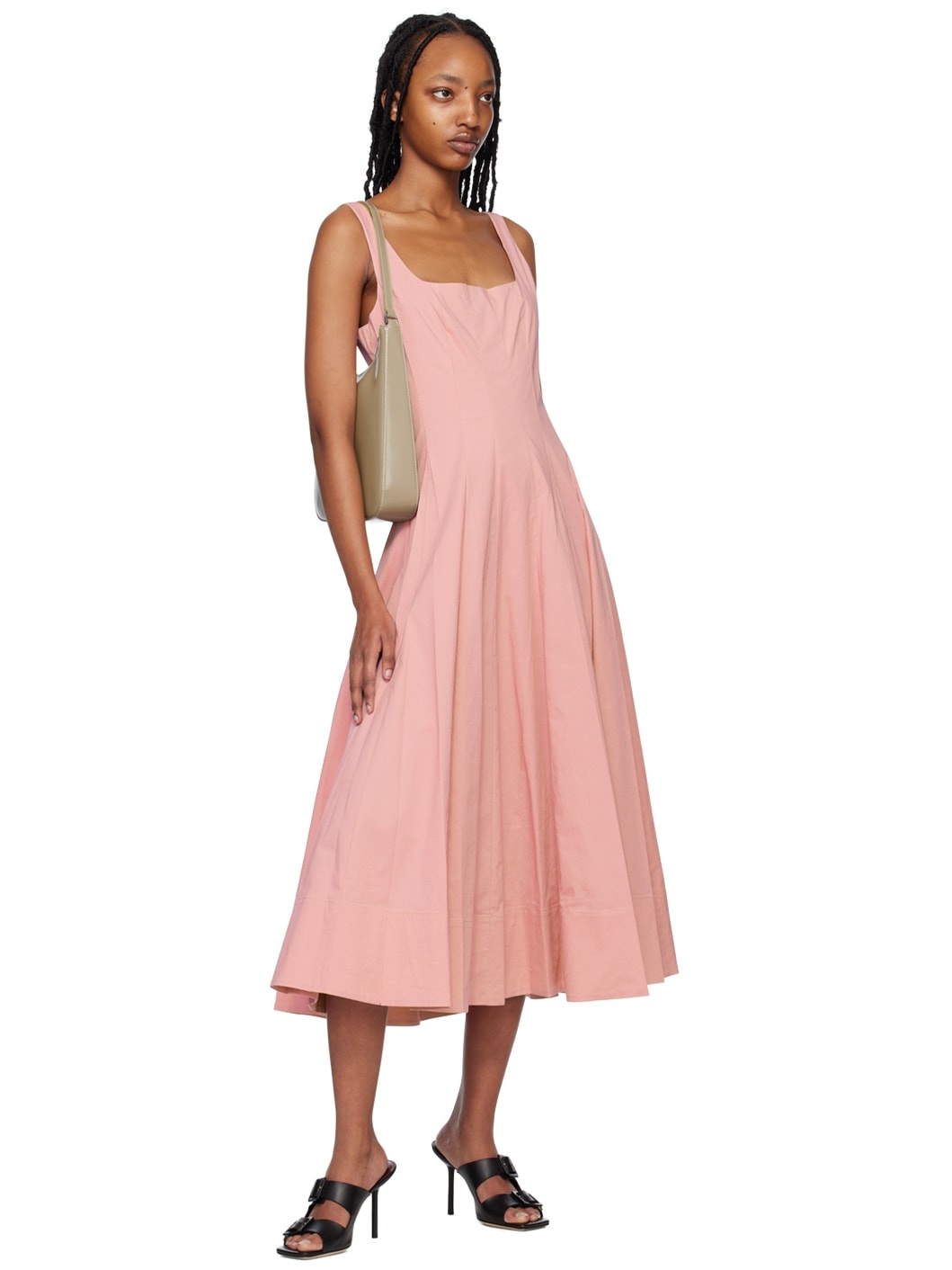 Pink Wells Midi Dress - 4