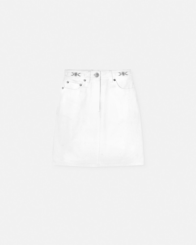 A-Line Denim Skirt - 1