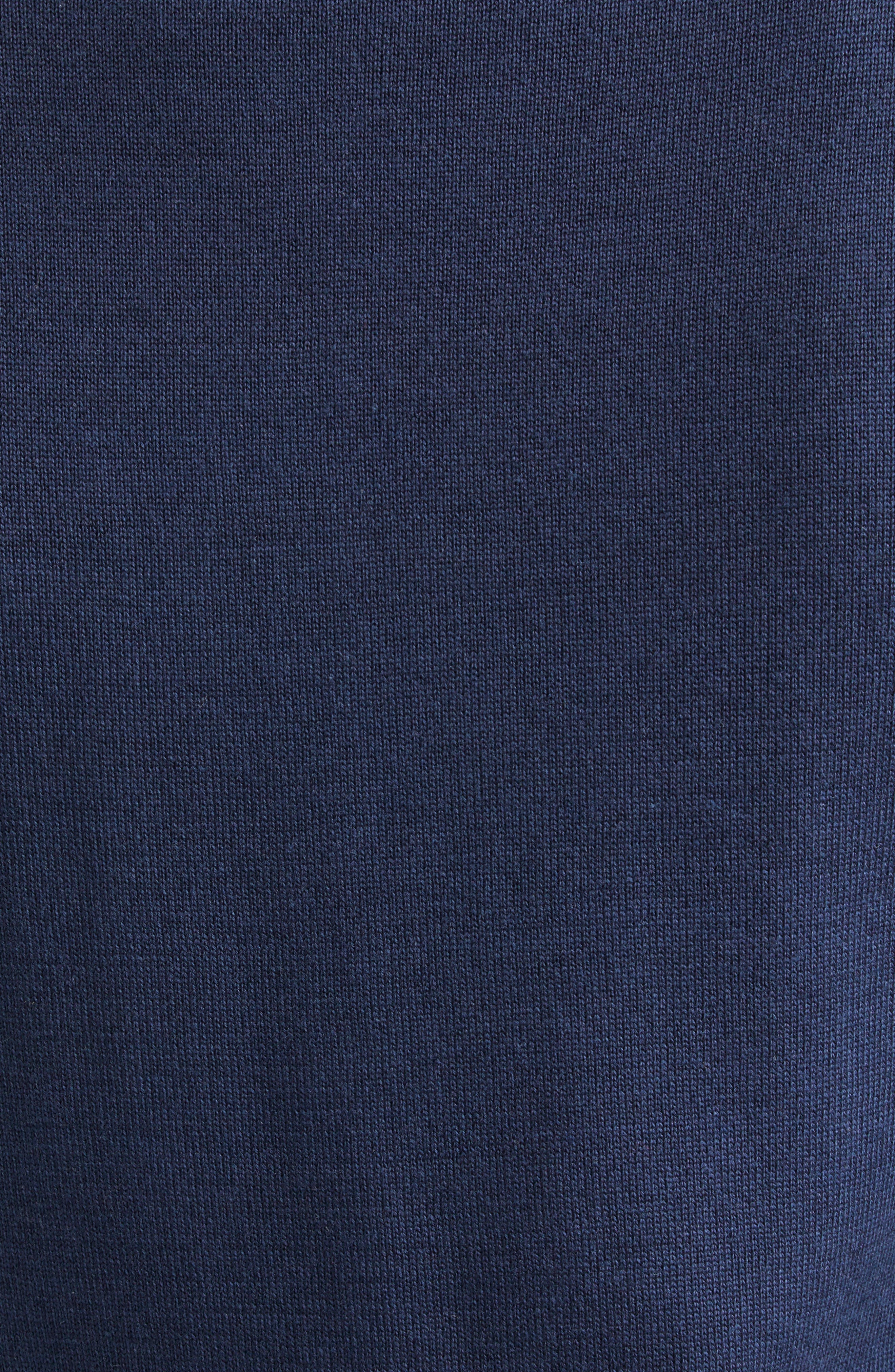 Carolina Herrera Floral Appliqué Silk & Cotton Cardigan in Midnight at Nordstrom - 7