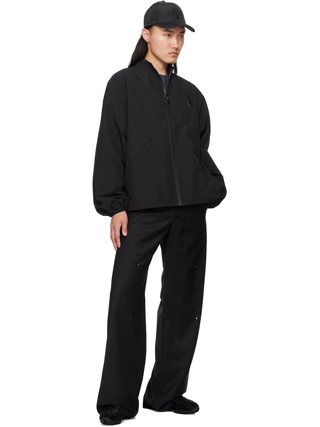 Black Radial Tailored Trousers - 4