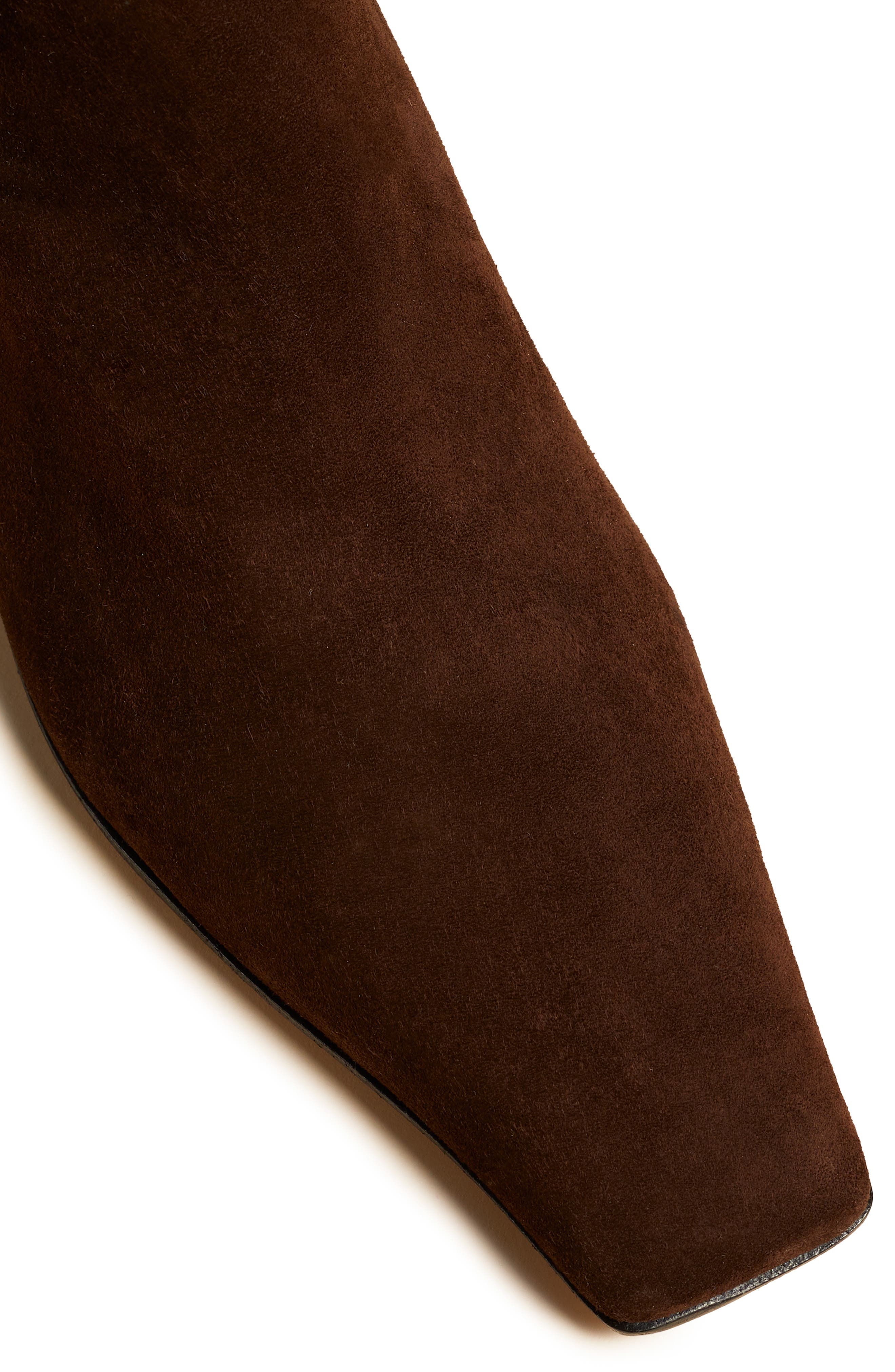 Khaite Marfa Suede Knee High Boot in Coffee at Nordstrom - 3