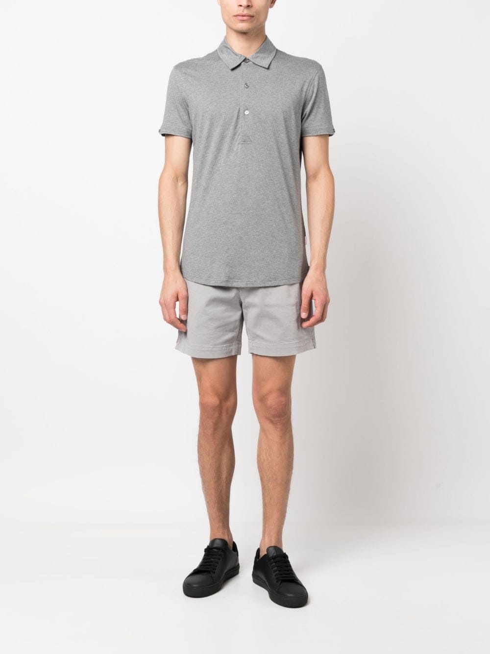 short-sleeved polo shirt - 2
