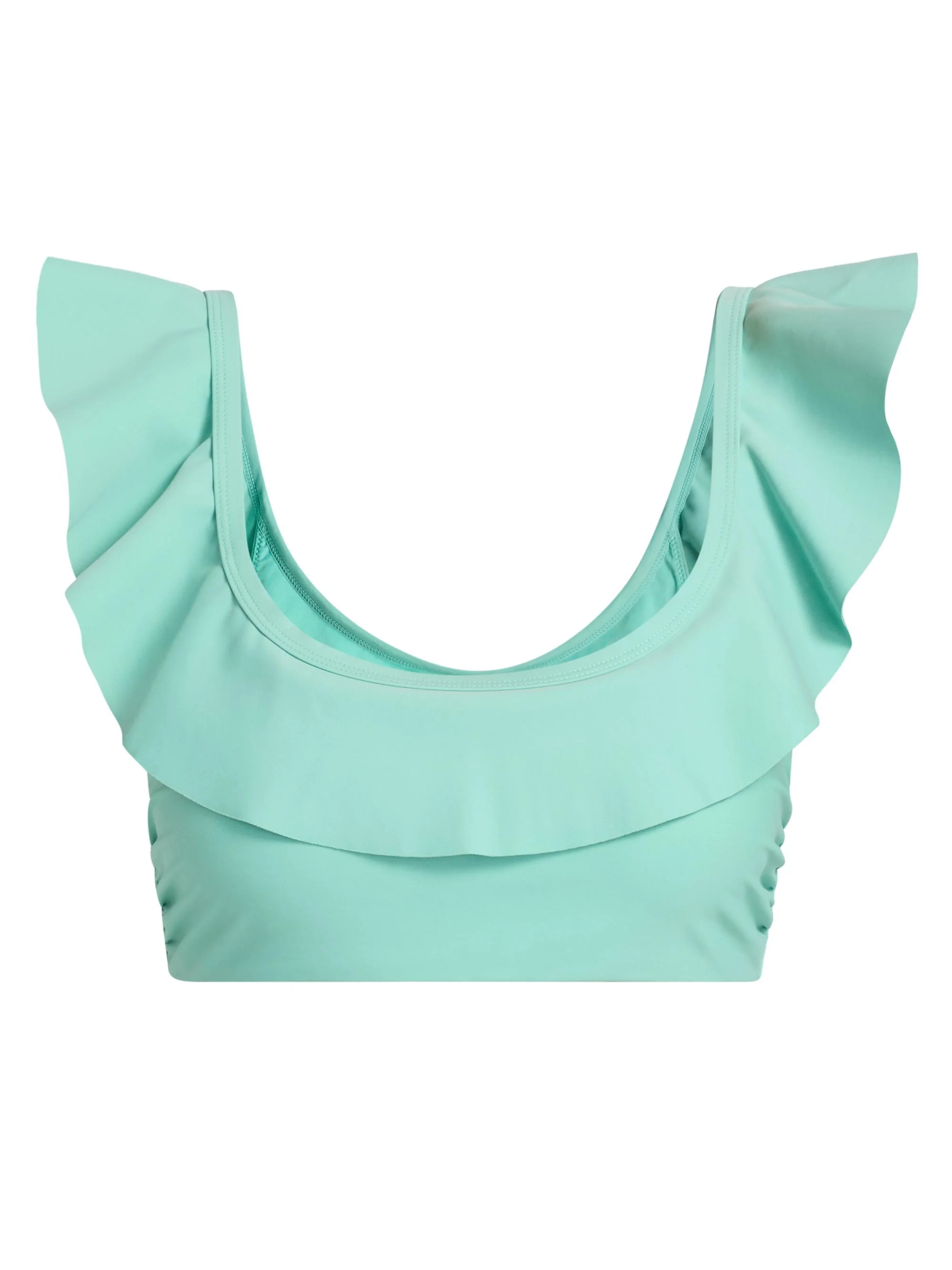 Women's Letty U-Neck Bikini Top - Seaglass - 1