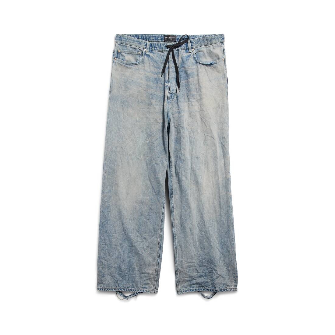 Oversized Baggy Pants in Light Blue - 1