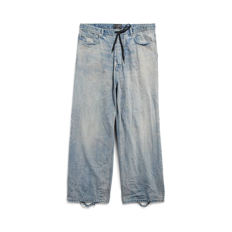 Oversized Baggy Pants in Light Blue 1