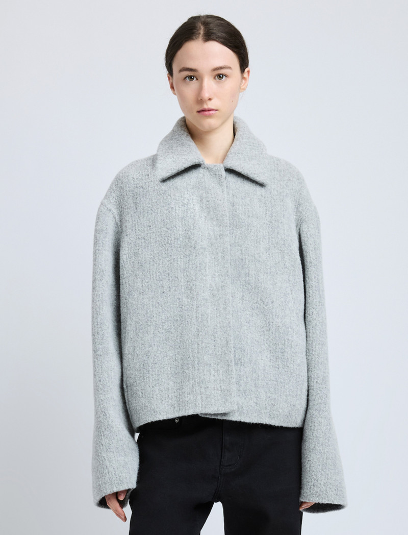 Proenza Schouler Darcy Jacket in Brushed Wool Cashmere outlook