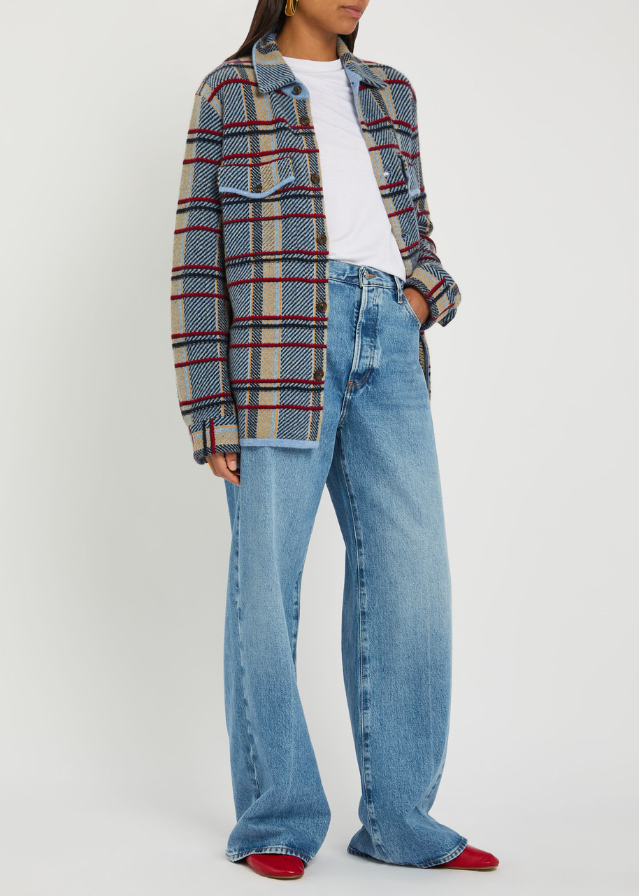 Guest In Residence Plaid Cashmere Shirt - 4
