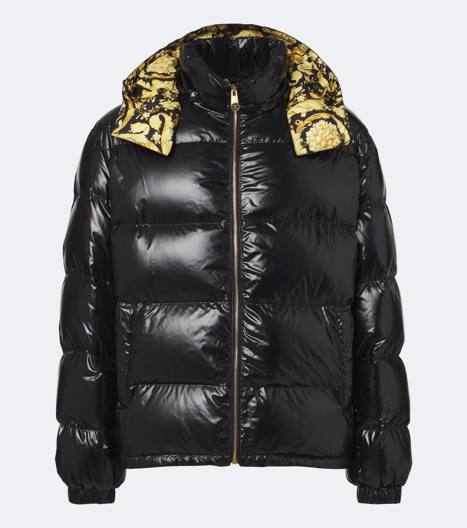 Barocco hooded down jacket - 1